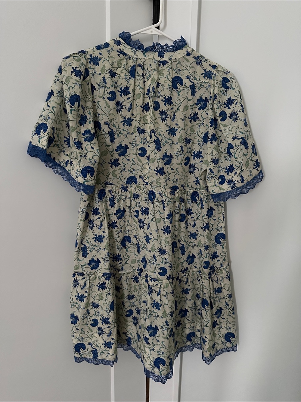 Tuckernuck Bluebird Melody Crawford Dress with Lace Trim - Picture 6 of 6